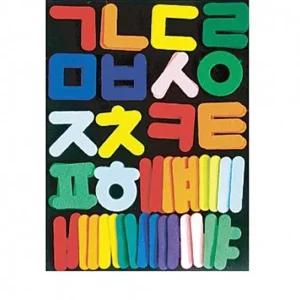 교육 글자학습 펠트교구 언어완구 한글 교구 학습 공부 (WFJXCKE)