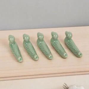 수저받침세트 수저분받침 숟가락젓가락받침대 청자5P (WFJXFTW)