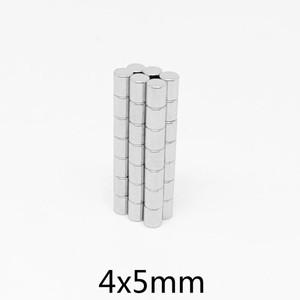 4x5mm  자석 디스크 가정용 냉장고 사무실용 소형 원형 DIY 4x5