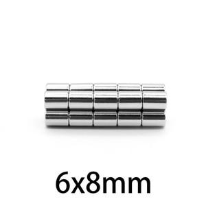 6x8mm  자석 가정용 냉장고 사무실 DIY 용 소형 원형