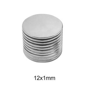 12x1 얇은 원형  자석 12mmx1mm 가정용 냉장고 사무실 DIY 소형 검색