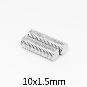 가정용 냉장고 사무실용 10x1.5mm 소형 원형 자석 DIY 10x1.5