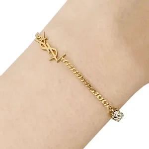 [생로랑]더팩토리 25FW YSL 모노그램 오피움 하트 참 브레이슬릿 팔찌 701950 145023026