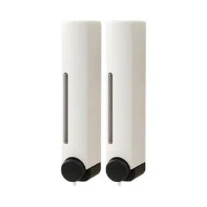 샴푸 벽걸이 디스펜서 (2p 350ml 화이트) JT39