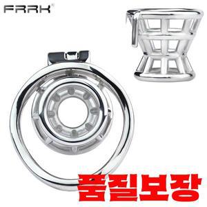 FRRK 성인용 시시 반전 순결 케이지 게임 직립 거부 스틸 네거티브 콕 링 BDSM 2024