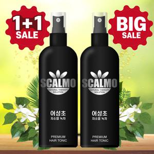 스칼모 내츄럴테라피 헤어토닉 150ml 어성초스프레이 두피스케일링 쿨링토닉 각질케어 가려움 헤어앰플 에센스 탈모영양제  흑채