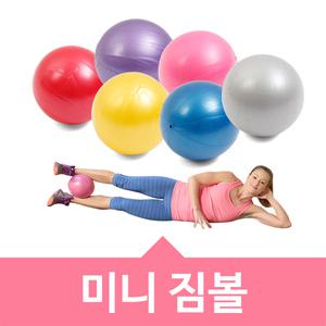 미니짐볼 다이어트 요가 스트레칭 소형 짐볼 탱탱볼 20cm/25cm/30cm 필라테스 자세교정 요가매트 허리운동