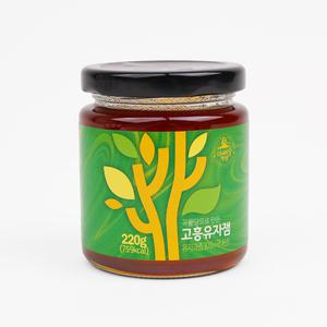 곡물당으로 만든 고흥유자잼 220g