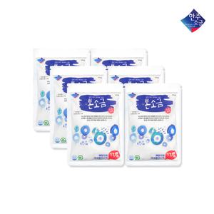 한주 본소금 1kg x 6개 식기세척기 연수기 국산 가정용 김치