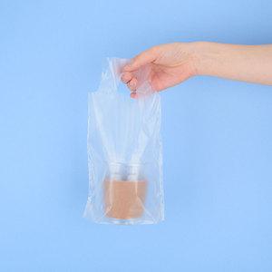 커피캐리어 2구 200매 반투명 비닐 봉투 쓰레기 분리수거 재활용