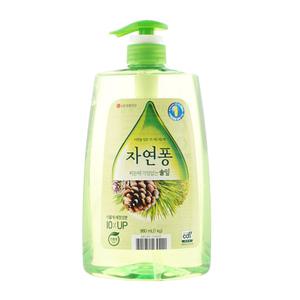 자연퐁 솔잎 용기 980ml 1종 주방세제 베이킹소다함유 비건인증 야채 과일 식기 젖병 세척 세제