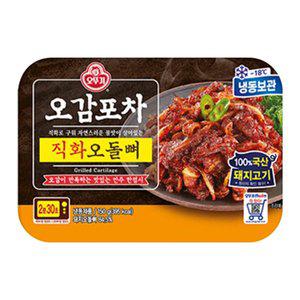 [인정식탁][오뚜기] 오감포차 직화 오돌뼈 150g x 3팩