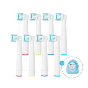 매일생각 오랄비 전동칫솔모 호환모 리필모 8개 + 치실
