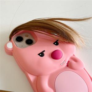 앞머리  잔망루피 아이폰 케이스 장발 단발 루피 머리카락