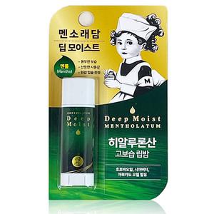 멘소래담 딥 모이스트 립밤 멘솔 4.5g 1개 , 촉촉한 시원한 입술 보습제