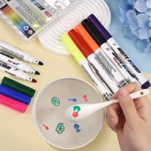 플로팅펜 물에 뜨는 그림 매직 워터 페인팅 마법펜 수성펜 물위에 그림 띄우기 마카 낙서 미술 색칠놀이