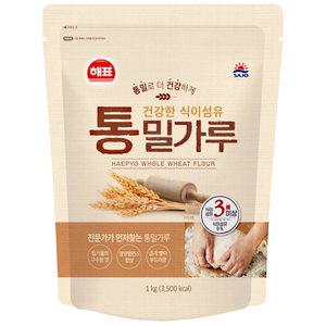 사조 해표 통밀가루 1kg x 1개
