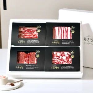 1등급 프리미엄 한돈 선물세트 보성녹돈 삼겹살 목살 1.2kg 설 추석 명절 선물 구이용 