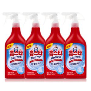 홈스타 맥스프레쉬 착붙는락스 500ml 4개
