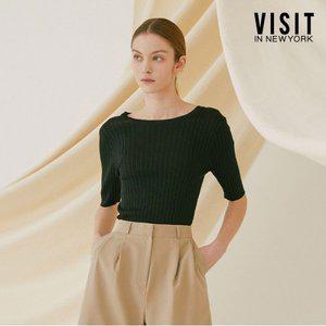 [비지트인뉴욕]라운드 반팔니트 VY4SK90 _P334732022