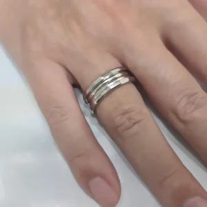 [골드러쉬] R230 패션링 남녀공용 빈티지 엔틱 커플링 스텐레스반지 7mm 십자가 남자반지