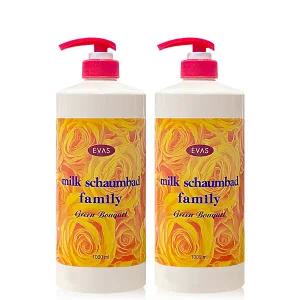 에바스 밀크 샴바드 7호 그린부케향, 1000ml, 2개