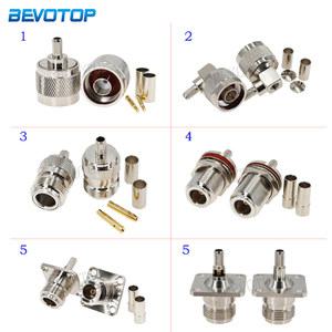 L16 N 타입 수 또는 암 50 3 RF 동축 커넥터 크림프, RG58 RG142 RG223 RG400 LMR195 케이블용, 저손실 옴,