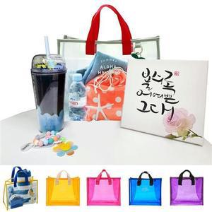 뷰레이터닷컴 아로하 방수 투명 비치백 PVC가방