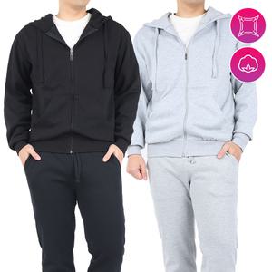 남성후드집업세트 특양면 트레이닝 후드 일자팬츠 빅사이즈셋업