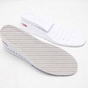 남자 키높이깔창 신발깔창 5cm 에어쿠션 메쉬 흰색