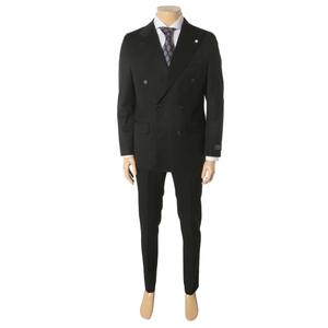 [롯데백화점]지이크 S/S 지이크 이태리 수입원단 블랙 더블 정장 세트 PGJ2045PGP2245