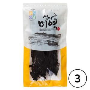 건강의섬 청정 완도 산모미역 건미역 지퍼팩 110g 3개