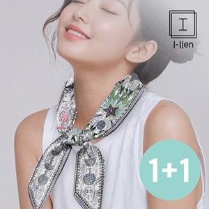 [비투리빙][아일렌]1+1 프린 양면 패턴 트윌리 쁘띠 스카프 4종