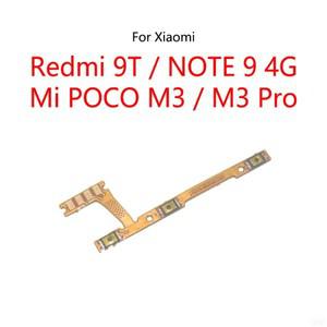 전원 버튼 스위치 볼륨 음소거 켜기/끄기 Xiaomi Redmi NOTE 9 4G / Mi POCO Pro Pocophone 용 플렉스 케이