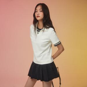 러브 자수 코튼 카라티셔츠 AQ3CT824