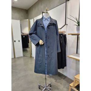 [갤러리아] ABFZ 하이넥 싱글버튼  롱 코트(ABZ5QR08)