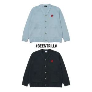 빈트릴 [BEENTRILL] 클래식 부클 오버핏 니트 가디건 BA241CD001 509183