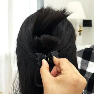 가시머리 가발 가시번 집게핀 부분 가발 다크브라운-WFFNCEC