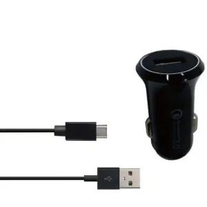 차량용 시가잭 고속 충전기 USB 1포트 C타입 포함 (WFHRGPR)