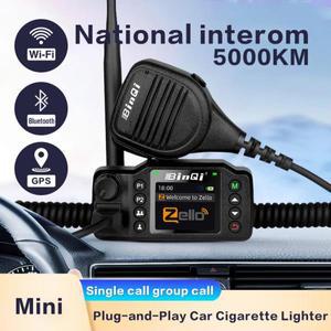 8900plus Zello 미니 모바일 라디오 2G 3G 4G 5000KM 트랜시버는 GPS 포지셔닝 자동차 라디오를 지원합니다