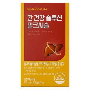 [STRONG ROCKET] 뉴트리원 간 건강 솔루션 밀크씨슬 700mg x 30캡슐 (AD)