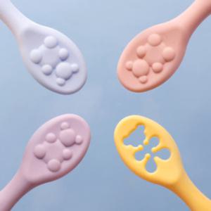 릴리브 아기 자기주도 이유식 스푼 초기 허니 퍼플