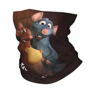 사용자 정의 Ratatouille Little Chef 레미 반다나 넥 워머 남성 겨울 스키 튜브 스카프 각반 페이스 커버