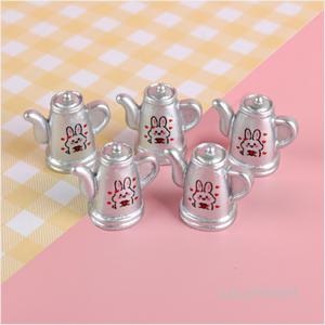 [룰루핑거] 미니어쳐 토끼 주전자 2.1x2cm (5개입) 1O-02-301