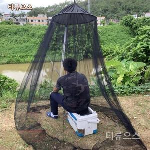 낚시용 모기장 접이식 야외용 캐노피 캠핑 차박 원터치모기장 원형 공원 걸이형 티류으스