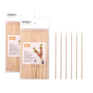 영수 산적꽂이 대 18cm 약100개/어묵/꼬지/오뎅/대나무/산적/닭꼬지/과일/꽂이/꼬치/나무/꼬치닭/닭꼬치