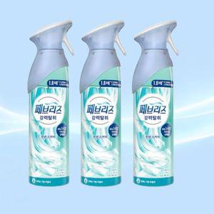 [NS홈쇼핑]페브리즈 실내 차량 공기 탈취제 에어 강력 탈취 린넨 스카이 165g x 3개..