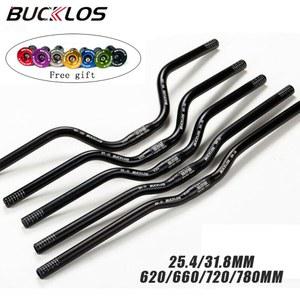 자전거 핸들 바 드롭바 뿔바 BUCKLOS 25.4MM 31.8MM 라이저 620/660/720/780MM 제비 초경량 M 타입 MTB BMX