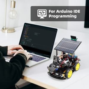 Arduino Profesional ESP32 Cam 태양광 추적 및 충전 세트용 프로그래밍 가능한 로봇 자동차 키트 DIY 전자