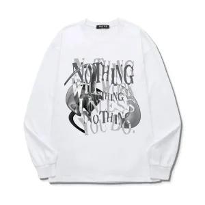 SHUTTER NOTHING WILL WORKS 롱슬리브 (SLS014) 화이트